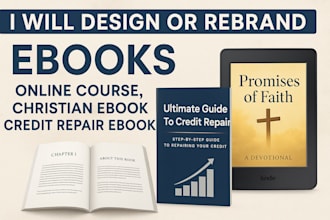 create or rebrand ebook online course , christian ebook , credit repair ebook