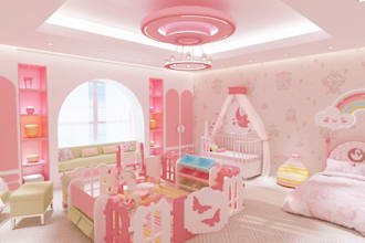 design kids room, furniture layout,cgi playstation, nursing room,HQ walkthrough