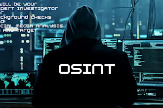 do social media investigation osint background check find someone investigator