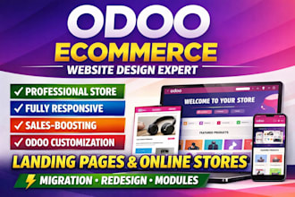 design a high converting odoo ecommerce landing page odoo online store