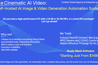 build self hosted ai powered cinematic video making software