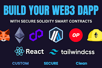 create defi, nft or token launch dapps on ethereum