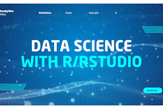 do data science, statistical analysis on rstudio