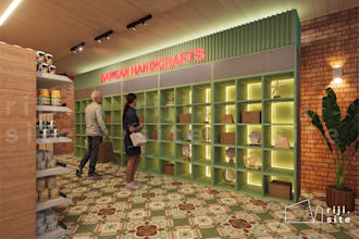 do photorealistic architectural interior 3d rendering