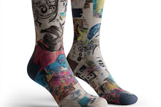 make a custom and pattern socks design
