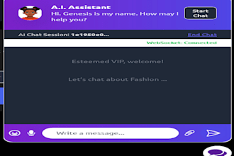 design and deploy an ai assistant, chatbot to power your ecommerce, social needs