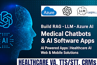 build rag, llm, azure ai medical chatbot, healthcare ai web app, ai software app