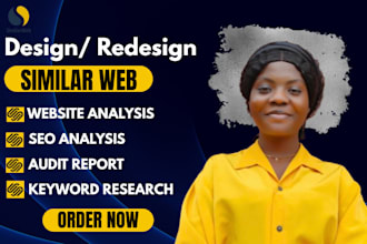 do similarweb analysis website SEO audit and keyword research