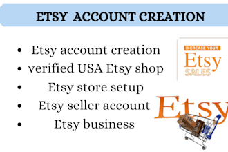 create etsy shop set up etsy account creation etsy store setup for your business