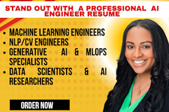 write a professional ai engineer resume for ml, nlp, data science expert