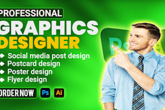 design custom flyers, posters and postcards for marketing and promotion