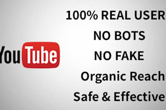 promote your youtube to real users