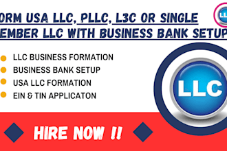 form wyoming llc to do USA bank creation for any resident USA physical address