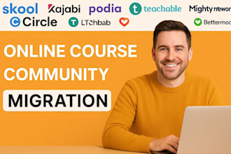 setup circle community skool ghl online course might networks skool community