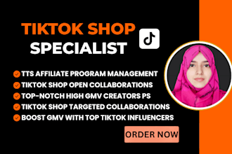 manage tiktok shop affiliate and influencer outreach to boost sales