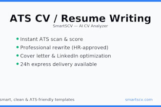 ats resume writing  ai scan cover letter and linkedin