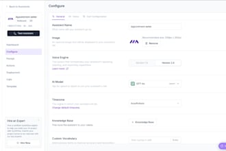 build ai driven voice based appointment scheduler