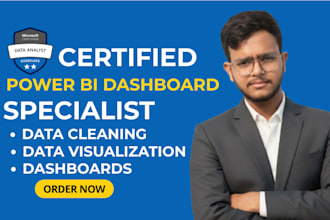create custom power bi dashboards for business KPI and sales analysis