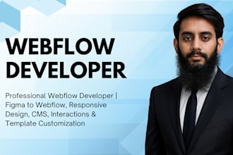 design, update or fix webflow website, convert your figma to webflow