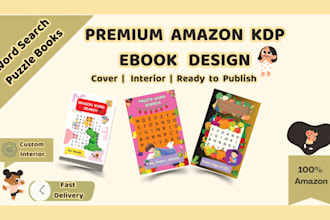 develope and publish amazon KDP kids puzzles books