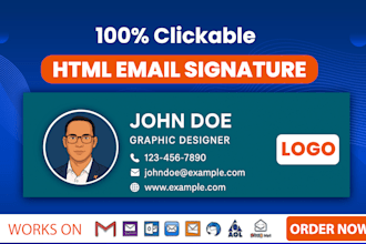 make clickable email signature for mac, gmail, outlook