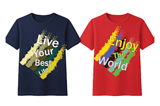 do a professional and unique t shirt design