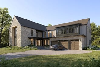 design 2d 3d house model exterior rendering 3d elevation remodel walkthrough