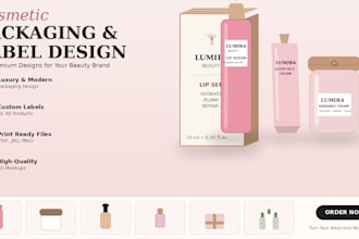 design skincare packaging for beauty brands product