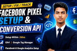 fix facebook pixel and setup ga4 server side tracking in GTM