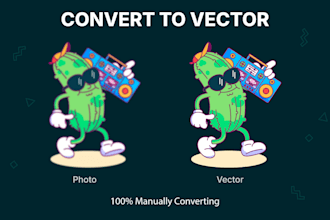 cleanup logo, vector tracing, convert to vector quickly