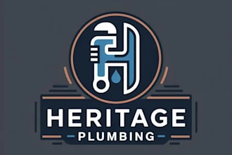 design a professional and unique plumbing logo for your business