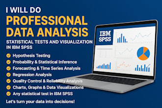 do data analysis on IBM spss