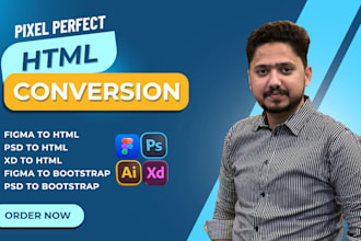 figma to html psd to html css using bootstrap
