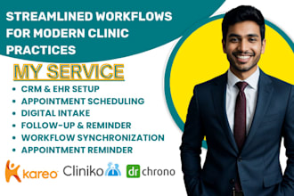 clinic growth drchrono crm salesforce zoho chirotouch patientnow labware hubspot