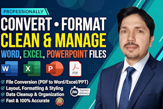 professionally convert, format, clean, and manage pdf, word, excel, ppt files