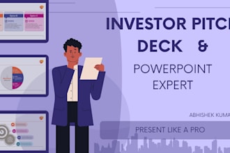 make professional powerpoint presentations and pitch desk design