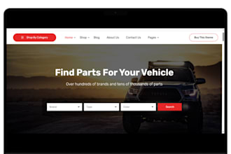 build auto part website auto part shopify store auto part store automotive store