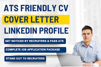 create an ats friendly CV and cover letter