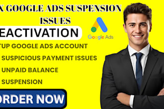 fix google ads account suspension and circumventing system policy suspension