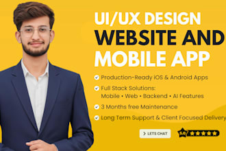 do flutter bug fix, flutter web, figma to flutter, app ui ux design