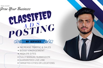 offer classified ad posting on high authority websites