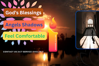 send you blessings from god, activate angels by prayers