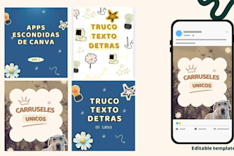 instagram templates, carousel, posts and more