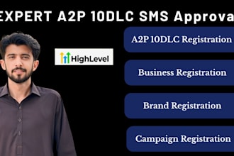 setup a2p 10dlc brand and sms campaign approval for ghl