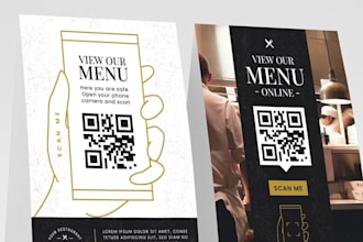 design professional flyers and brochures with a free qr code