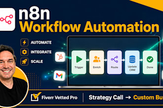 build custom n8n automations, ai agents, workflows, and integrations