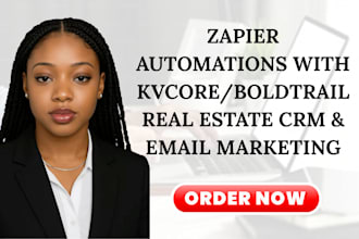 setup zapier automations for boldtrail kvcore real estate crm integration zapier