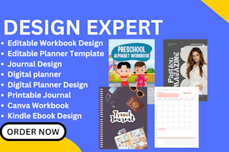 design, printable, redesign digital planner canva ebook journal workbook kindle