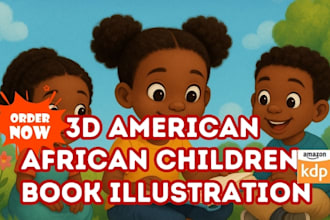 create american and african children book storybook book illustration folktales