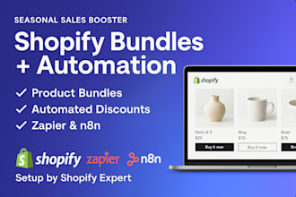 set up shopify store shopify bundles and automate discounts with n8n or zapier